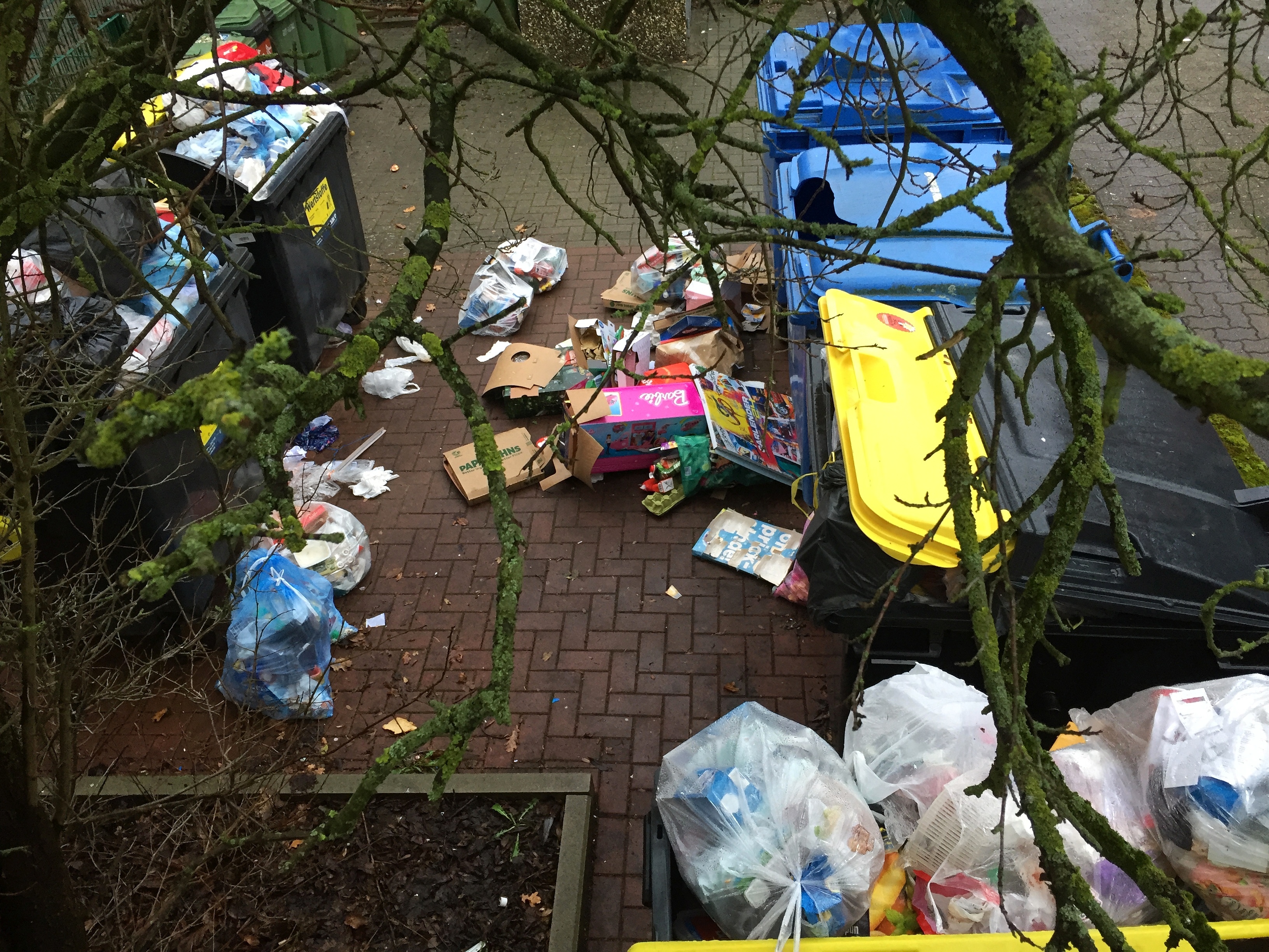 Problem-Abfallstation